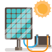Icono de Solar Fotovoltaica